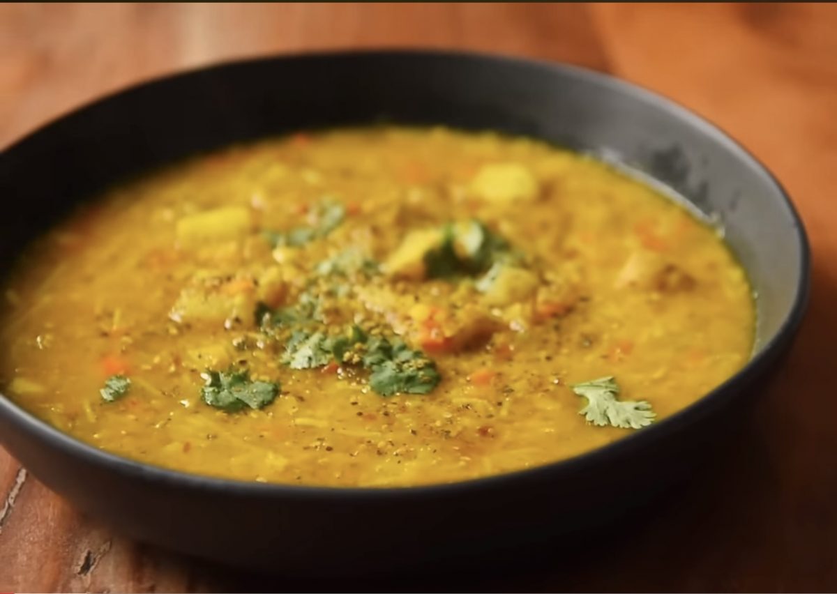 Orzo and vegetable soup